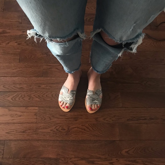 2/$30 // Snake-Print Slide Sandals - Picture 2 of 2